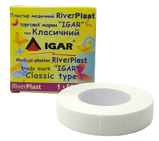 Лейкопластырь 1*500 Классический (на хлопковой основе) River Plast IGAR (229997) - Фото 2 Лейкопластырь 1*500 Классический (на хлопковой основе) River Plast IGAR (229997) - изображение 2