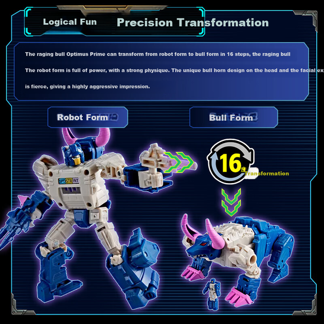 Трансформери Tianzun Shidai Multi-Pack: Tianxiaoxiao, Buffer, Dark Optimus Prime, Kungniu Set G1374 - изображение 5