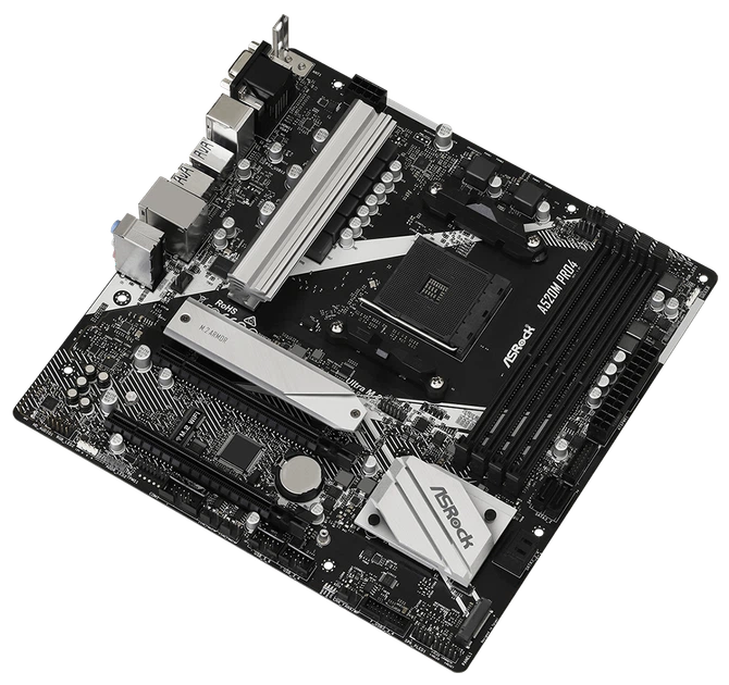 Материнська плата ASRock A520M Pro4 (sAM4, AMD A520, PCI-Ex16) - изображение 3