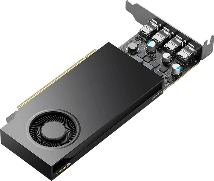 Відеокарта PNY PCI-Ex NVIDIA Quadro RTX A400 4GB GDDR6 (64bit) (1762/12000) (4 x miniDisplayPort) (VCNRTXA400-SB) - Фото 7 Відеокарта PNY PCI-Ex NVIDIA Quadro RTX A400 4GB GDDR6 (64bit) (1762/12000) (4 x miniDisplayPort) (VCNRTXA400-SB) - зображення 7