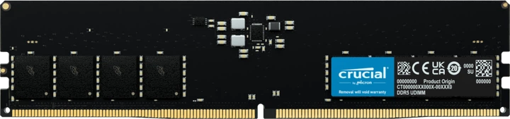 Оперативна памʼять Crucial DDR5-5600 16384MB PC5-44800 (CT16G56C46U5) - Фото 1 Оперативна памʼять Crucial DDR5-5600 16384MB PC5-44800 (CT16G56C46U5) - зображення 1