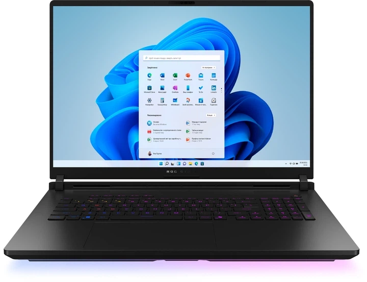 Ноутбук ASUS ROG Strix SCAR 18 (2025) G835LW-SA083W (90NR0LI1-M003L0) Off Black + фірмовий рюкзак та миша / 18" Mini LED WQXGA 240 Гц / Intel Core Ultra 9 275HX / RAM 32 ГБ / SSD 2 ТБ / nVidia GeForce RTX 5080, 16 ГБ - Фото 4 Ноутбук ASUS ROG Strix SCAR 18 (2025) G835LW-SA083W (90NR0LI1-M003L0) Off Black + фірмовий рюкзак та миша / 18" Mini LED WQXGA 240 Гц / Intel Core Ultra 9 275HX / RAM 32 ГБ / SSD 2 ТБ / nVidia GeForce RTX 5080, 16 ГБ - изображение 4