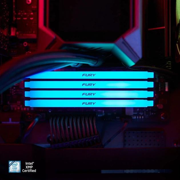 Оперативна пам'ять Kingston Fury Beast RGB DDR4-3200 16384MB PC4-25600 Black (KF432C16BB12A/16WP) - изображение 9