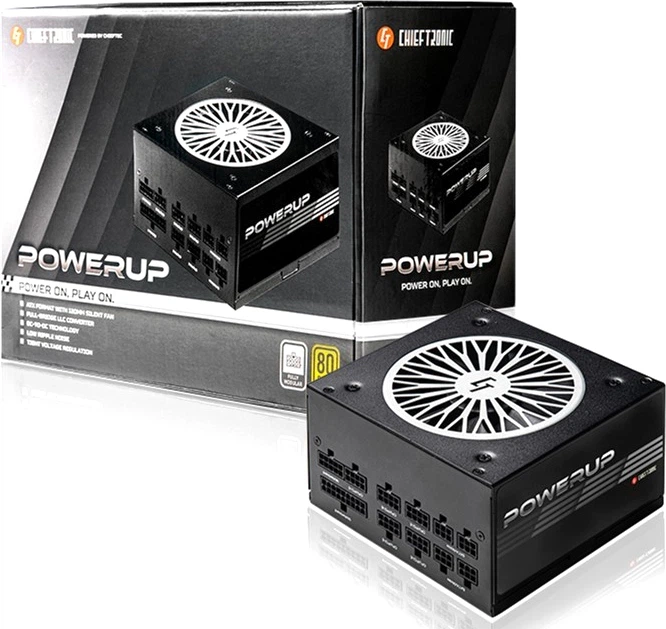 Блок живлення Chieftec Chieftronic PowerUp GPX-850FC 850W 80PLUS Gold - Фото 2 Блок живлення Chieftec Chieftronic PowerUp GPX-850FC 850W 80PLUS Gold - зображення 2