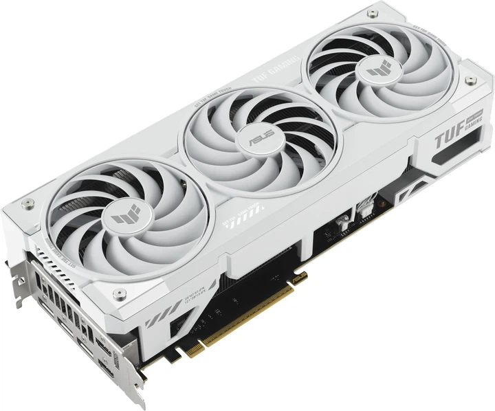 Відеокарта ASUS PCI-Ex GeForce RTX 5070 Ti TUF Gaming White OC Edition 16GB GDDR7 (256bit) (2610/28000) (2 x HDMI, 3 x DisplayPort) (TUF-RTX5070TI-O16G-WHITE-GAMING) - изображение 4