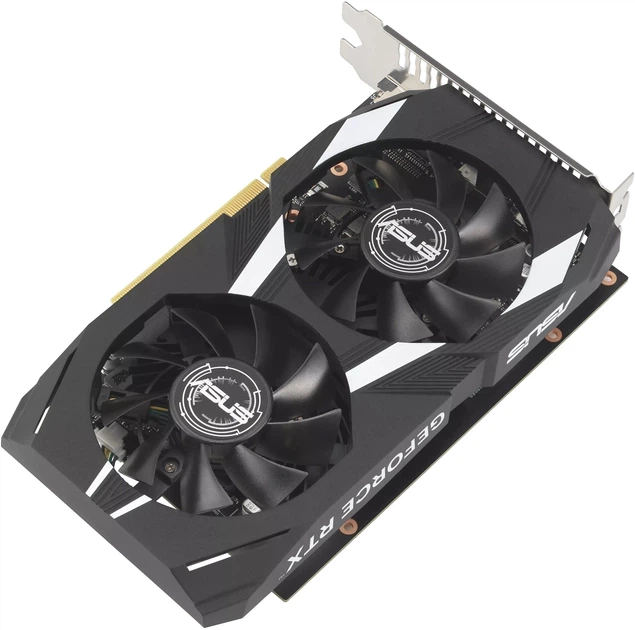 Відеокарта ASUS PCI-Ex GeForce RTX 3050 Dual OC Edition 6GB GDDR6 (96bit) (14000) (HDMI, DisplayPort, DVI-D) (DUAL-RTX3050-O6G) - Фото 4 Відеокарта ASUS PCI-Ex GeForce RTX 3050 Dual OC Edition 6GB GDDR6 (96bit) (14000) (HDMI, DisplayPort, DVI-D) (DUAL-RTX3050-O6G) - изображение 4
