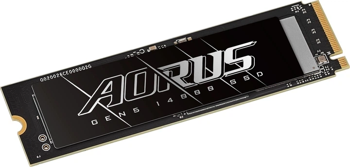 SSD диск Gigabyte Aorus Gen5 14000 2TB M.2 NVMe 2.0 PCIe 5.0 x4 3D NAND (TLC) (AG514K2TB) - Фото 3 SSD диск Gigabyte Aorus Gen5 14000 2TB M.2 NVMe 2.0 PCIe 5.0 x4 3D NAND (TLC) (AG514K2TB) - изображение 3