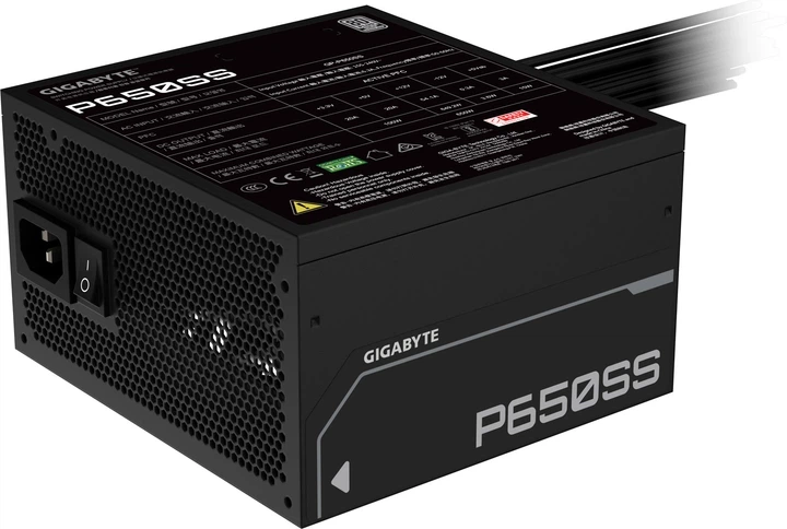 Блок живлення Gigabyte 650W 80+ Silver (GP-P650SS) - Фото 6 Блок живлення Gigabyte 650W 80+ Silver (GP-P650SS) - зображення 6