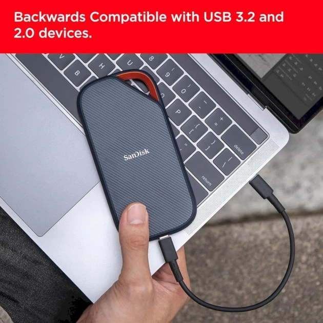 Зовнішній SSD накопичувач 4 TB SanDisk Extreme PRO (SDSSDE82-4T00-G25) - Фото 8 Зовнішній SSD накопичувач 4 TB SanDisk Extreme PRO (SDSSDE82-4T00-G25) - изображение 8