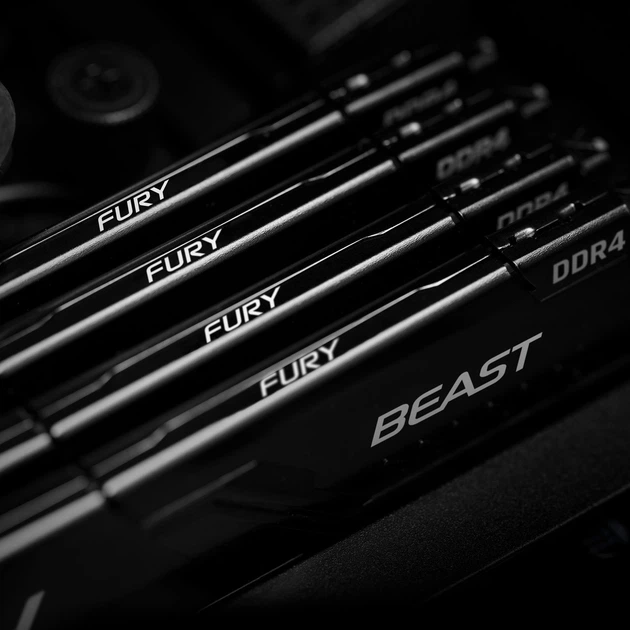Оперативна пам'ять Kingston Fury DDR4-3200 32GB CL16 3200MHz (Kit of 2x16384) Beast Black (KF432C16BB1K2/32) - Фото 9 Оперативна пам'ять Kingston Fury DDR4-3200 32GB CL16 3200MHz (Kit of 2x16384) Beast Black (KF432C16BB1K2/32) - зображення 9