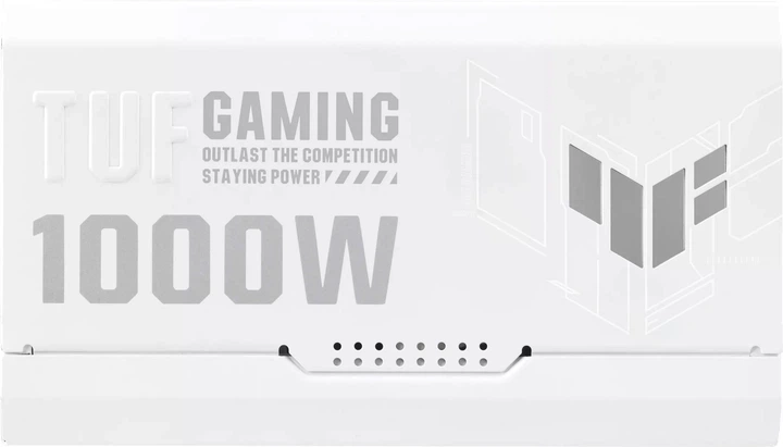 Блок живлення ASUS TUF Gaming 1000 Вт Gold White Edition (90YE00S5-B0NA00) - зображення 7