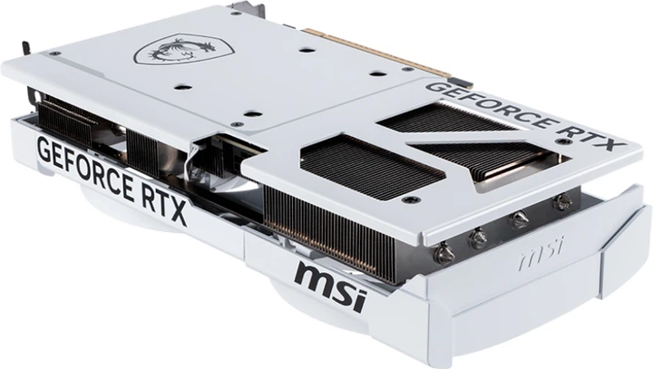 Відеокарта MSI PCI-Ex GeForce RTX 5070 Ventus 2X OC White 12GB GDDR7 (192bit) (2557/28000) (HDMI, 3 x DisplayPort) (RTX 5070 12G VENTUS 2X OC WHITE) - Фото 3 Відеокарта MSI PCI-Ex GeForce RTX 5070 Ventus 2X OC White 12GB GDDR7 (192bit) (2557/28000) (HDMI, 3 x DisplayPort) (RTX 5070 12G VENTUS 2X OC WHITE) - изображение 3