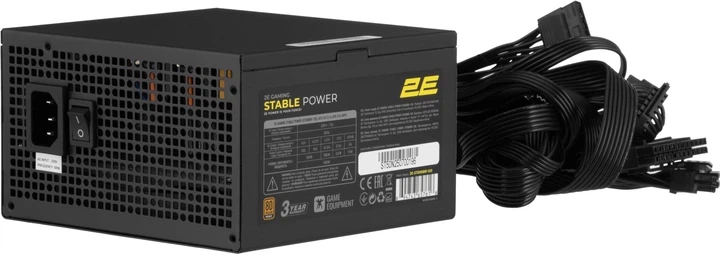 Блок живлення 2E Gaming Stable Power ATX3.1 500 Вт (2E-ST500BR-120) - изображение 6