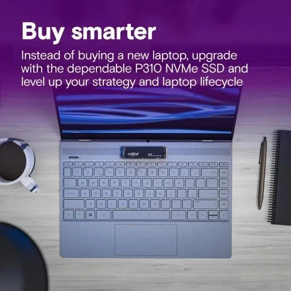 Внутрішній SSD накопичувач Crucial P310 4TB (CT4000P310SSD8) - изображение 5