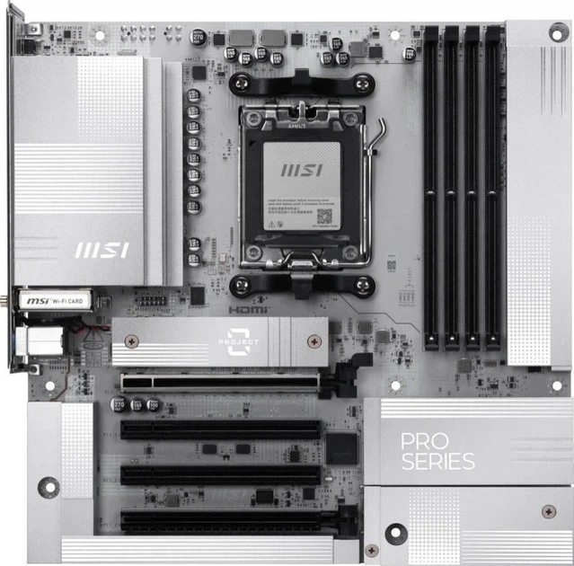 Материнська плата MSI PRO B850M-A WIFI PZ - зображення 3