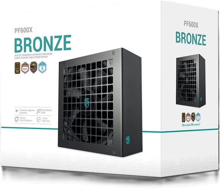 Блок живлення DeepCool Gamer Storm PF600X 600W (R-PF600X-HD0B-JGEU) - Фото 2 Блок живлення DeepCool Gamer Storm PF600X 600W (R-PF600X-HD0B-JGEU) - зображення 2