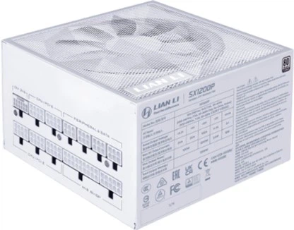 Блок живлення Lian Li SX1200P White, EU cord (G9P.SX1200P.W000.EU) - изображение 5