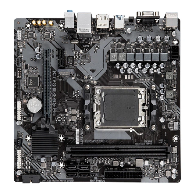 Материнська плата Gigabyte B650M S2H Socket AM5 - Фото 5 Материнська плата Gigabyte B650M S2H Socket AM5 - изображение 5