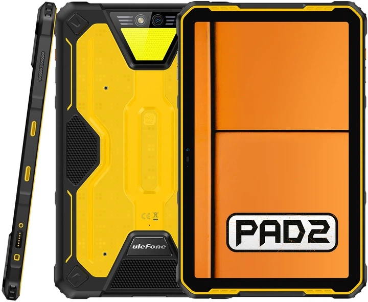 Планшет Ulefone Armor Pad 2 8/256GB LTE Black-Yellow - Фото 3 Планшет Ulefone Armor Pad 2 8/256GB LTE Black-Yellow - зображення 3