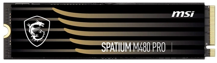 SSD диск MSI Spatium M480 Pro 1TB NVMe M.2 2280 PCIe 4.0 x4 3D NAND TLC (S78-440L1G0-P83) - Фото 1 SSD диск MSI Spatium M480 Pro 1TB NVMe M.2 2280 PCIe 4.0 x4 3D NAND TLC (S78-440L1G0-P83) - изображение 1