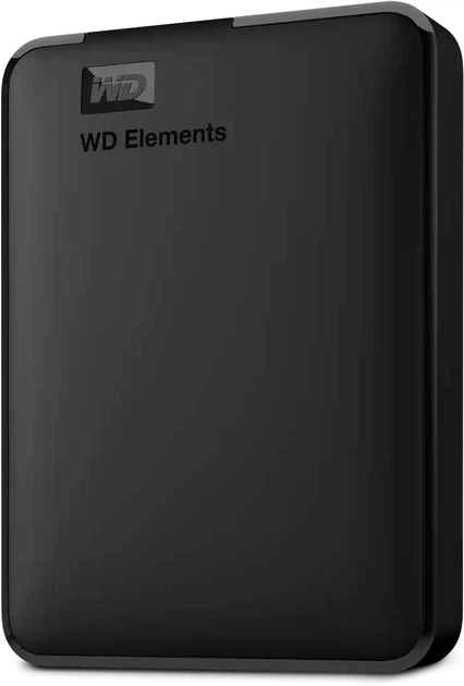 Жорсткий диск Western Digital Elements 2TB WDBU6Y0020BBK-WESN 2.5 USB 3.0 External Black - Фото 2 Жорсткий диск Western Digital Elements 2TB WDBU6Y0020BBK-WESN 2.5 USB 3.0 External Black - изображение 2
