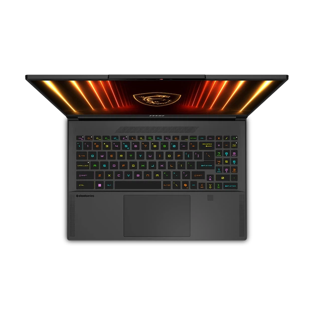 Ноутбук MSI Stealth A16 AI+ A3XWIG 16" OLED 2560x1600 240 Гц / AMD Ryzen AI 9 HX 370 / NVIDIA GeForce RTX 5080 / RAM 32 ГБ / LPDDR5X / 2000 ГБ / Windows 11 Pro / 2,1 кг (A3XWIG-076US) - Фото 4 Ноутбук MSI Stealth A16 AI+ A3XWIG 16" OLED 2560x1600 240 Гц / AMD Ryzen AI 9 HX 370 / NVIDIA GeForce RTX 5080 / RAM 32 ГБ / LPDDR5X / 2000 ГБ / Windows 11 Pro / 2,1 кг (A3XWIG-076US) - зображення 4
