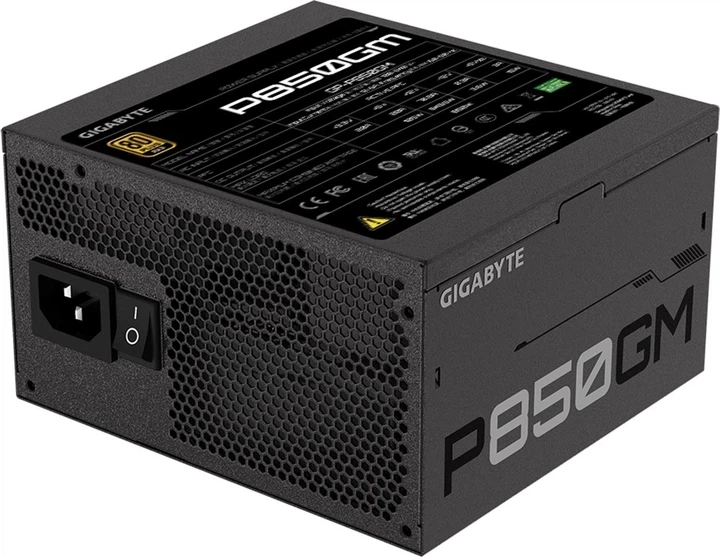 Блок живлення Gigabyte P850GM 80+ Gold Modular (GP-P850GM) - изображение 3