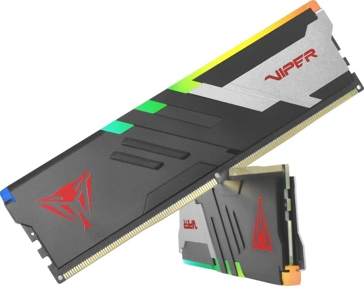 Оперативна пам'ять Patriot DDR5-6000 32768MB PC5-48000 (Kit of 2x16384) Viper Venom RGB Black (PVVR532G600C30K) - зображення 6