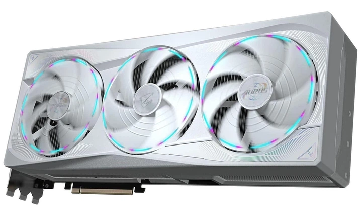 Відеокарта GIGABYTE RTX 5090 32GB AORUS MASTER ICE (GV-N5090AORUSM ICE-32GD) (GDDR7, 512 bit, PCI-E v5.0 x16) - Фото 5 Відеокарта GIGABYTE RTX 5090 32GB AORUS MASTER ICE (GV-N5090AORUSM ICE-32GD) (GDDR7, 512 bit, PCI-E v5.0 x16) - зображення 5