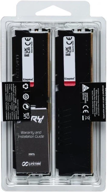 Модуль пам`яті DDR5 2x16GB/6000 Kingston Fury Beast Black (KF560C30BBEK2-32) - зображення 8