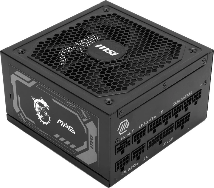 Блок живлення MSI MAG A1000GL PCIE5 1000W ( Чорний ) - Фото 9 Блок живлення MSI MAG A1000GL PCIE5 1000W ( Чорний ) - зображення 9