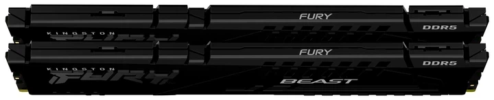 Оперативна пам'ять Kingston Fury DDR5-5600 16384MB PC5-44800 (Kit of 2x8192) Beast AM5 Black (KF556C36BBEK2-16) - изображение 3