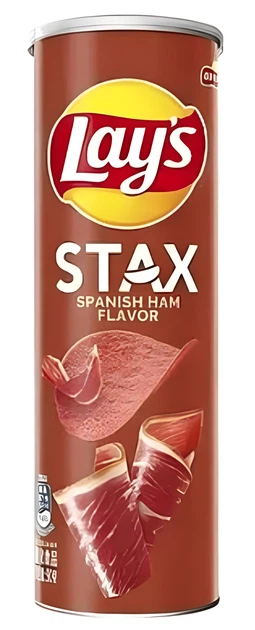 Чипси Lay's STAX Pringles зі смаком Іспанський Хамон 90 грам - Фото 1 Чипси Lay's STAX Pringles зі смаком Іспанський Хамон 90 грам - изображение 1