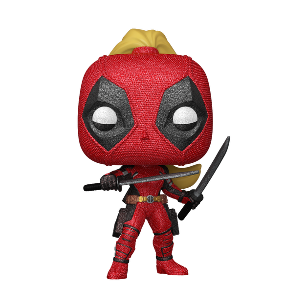 Фигурка Ледипул (Бриллиантовая серия) — Funko Pop! MARVEL: DEADPOOL & WOLVERINE — LADYPOOL (DIAMOND) #1404 - изображение 3