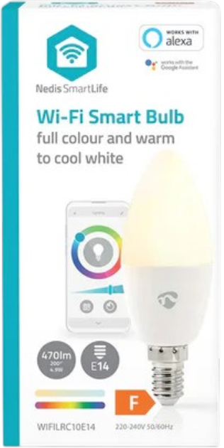 Żarówka LED Nedis SmartLife WIFILRC10E14 - obraz 2