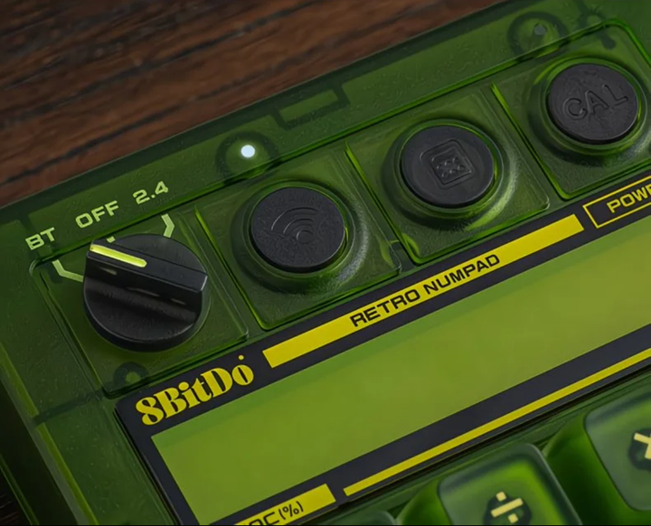 Механічна цифрова клавіатура 8BitDo Retro 18 з комбінованим підключенням, дисплеєм, калькулятором - Xbox Edition - зображення 3