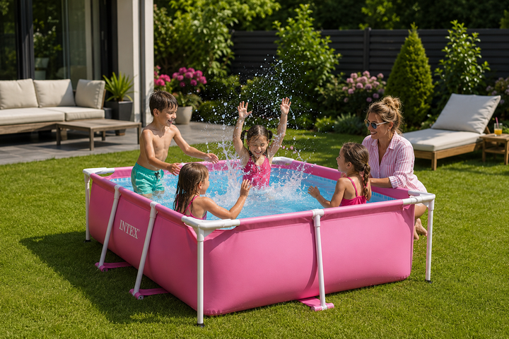 Прямоугольный каркасный бассейн Intex 220×150×60 см с усиленной конструкцией - изображение 3
