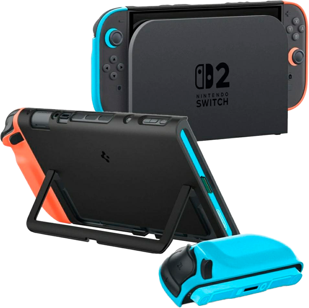 Etui Spigen Nano Pop do Nintendo Switch 2 Red-Blue (8800283313390) - Zdjęcie 1 Etui Spigen Nano Pop do Nintendo Switch 2 Red-Blue (8800283313390) - obraz 1