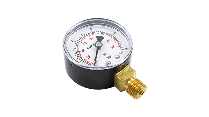Манометр радіальний SD Plus SD17010B, 0-10 бар, 1/4", Ø50 мм - зображення 3