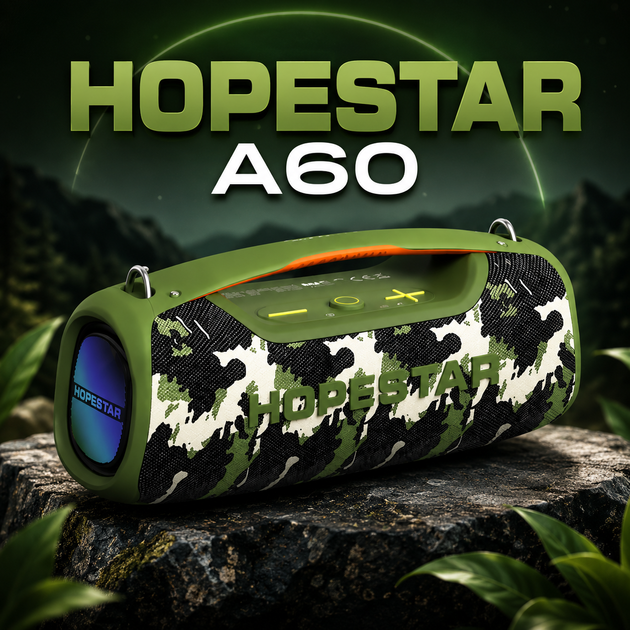 Мини-динамик Bluetooth HOPESTAR A60 - Фото 1 Мини-динамик Bluetooth HOPESTAR A60 - изображение 1
