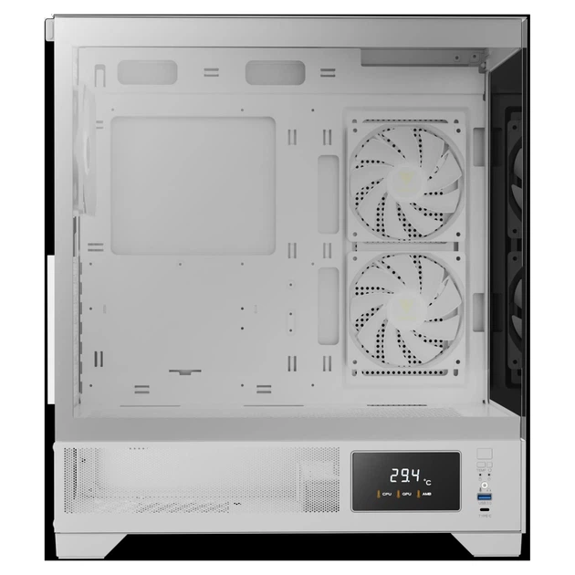 Корпус GAMDIAS ATLAS M1 WH Mid-Tower PC Case - зображення 4