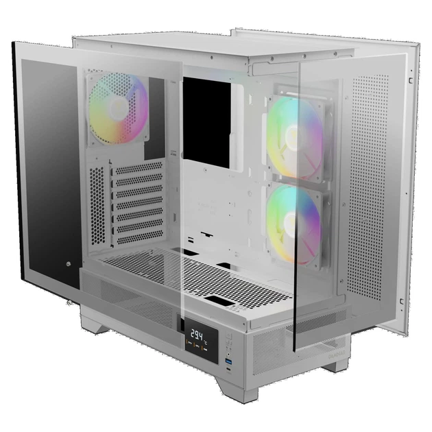 Корпус GAMDIAS ATLAS M1 WH Mid-Tower PC Case - зображення 8
