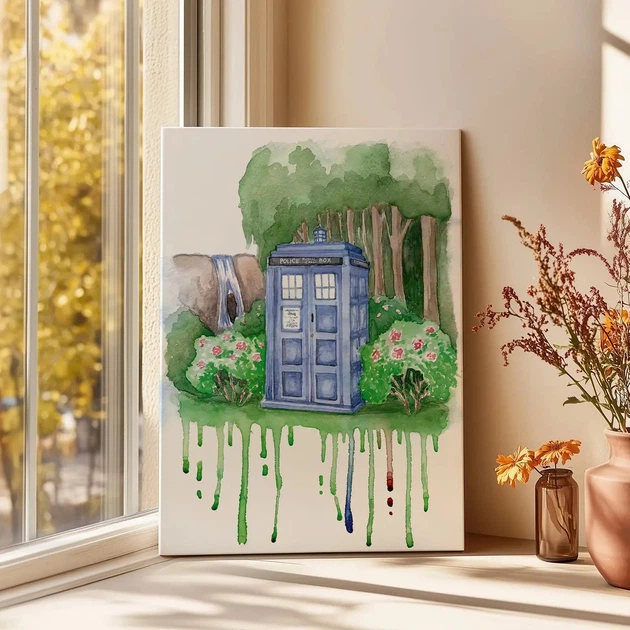 Інтер'єрна картина Доктор Хто, Тардіс, Doctor Who, Tardis, фантастика, 42×30 см (id0125) - зображення 2