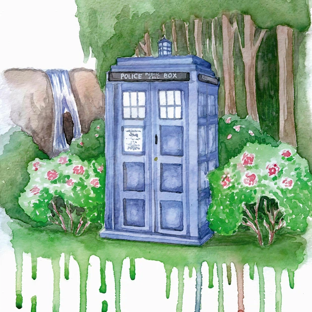 Інтер'єрна картина Доктор Хто, Тардіс, Doctor Who, Tardis, фантастика, 42×30 см (id0125) - зображення 5