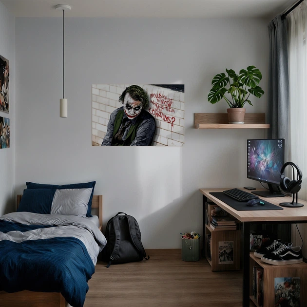 Постер Джокер, Joker, Batman, культове кіно, A1 60×90 см (id0074) - зображення 2