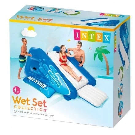 Водная горка, детский надувной игровой центр - Intex 58849 Water Slide, 333 х 206 х 117 см - Фото 3 Водная горка, детский надувной игровой центр - Intex 58849 Water Slide, 333 х 206 х 117 см - изображение 3