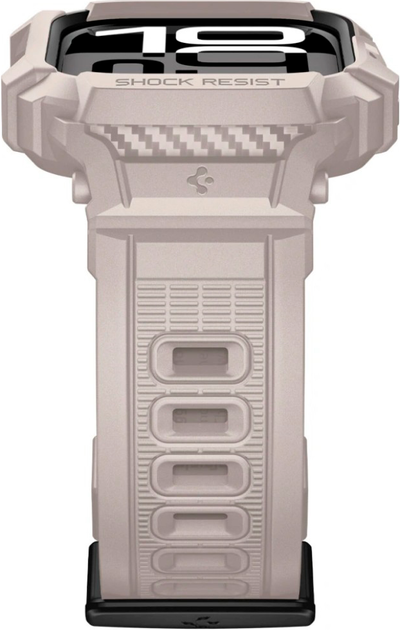 Pasek z etui Spigen Rugged Armor Pro V2 do Apple Watch 10 / 11 46mm Beige (8800283316384) - obraz 5