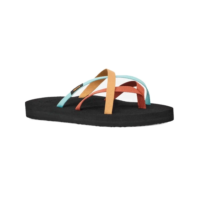 Жіночі шльопанці TEVA OLOWAHU REFRACT MULTI 6840-RFR STVF24168 тапки чорні з різнобарвним Розмір 38 - изображение 2