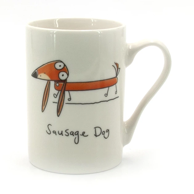 Кухоль порцеляновий Milika Sausage Dog 320мл (M0520-KLS7-R133C) - Фото 1 Кухоль порцеляновий Milika Sausage Dog 320мл (M0520-KLS7-R133C) - зображення 1