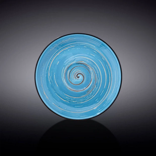 Блюдце Wilmax Spiral Blue 14 см (WL-669635/B) - Фото 1 Блюдце Wilmax Spiral Blue 14 см (WL-669635/B) - изображение 1